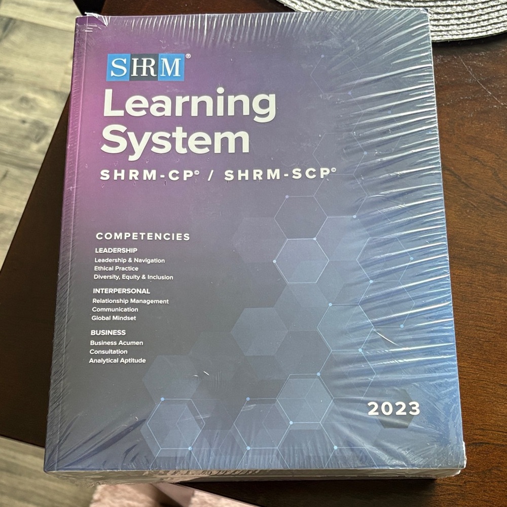 SHRM Learning System 2023 Book